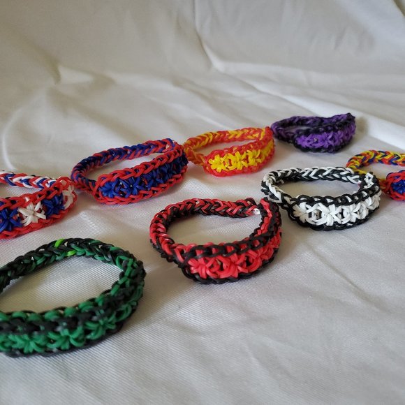 Handmade Marvel Inspired Loom Bracelet Set/New - Picture 6 of 15